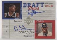 Ryan Gomes, Danny Granger #/75