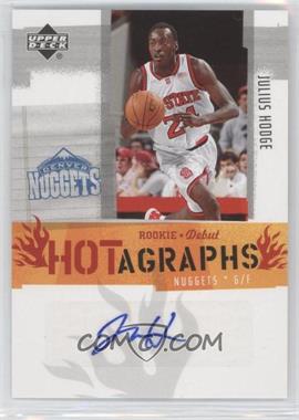 2005-06 Upper Deck Rookie Debut - Hotagraphs #JH-A - Julius Hodge