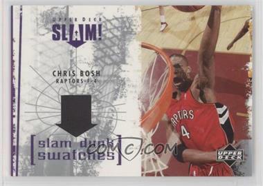 2005-06 Upper Deck Slam - Slam Dunk Swatches #SL-CH - Chris Bosh