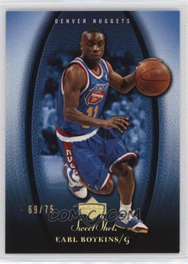 2005-06 Upper Deck Sweet Shot - [Base] - Gold Spectrum #27 - Earl Boykins /75