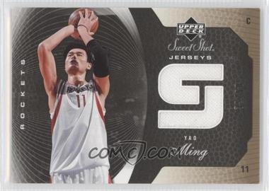 2005-06 Upper Deck Sweet Shot - Jerseys - Gold #SSJ-YM - Yao Ming /50