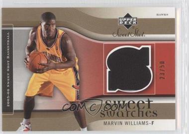 2005-06 Upper Deck Sweet Shot - Sweet Swatches - Gold #SW-MW - Marvin Williams /50