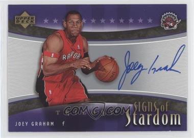 2005-06 Upper Deck Trilogy - Signs of Stardom #SS-JG - Joey Graham