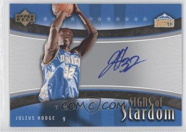 2005-06 Upper Deck Trilogy - Signs of Stardom #SS-JH - Julius Hodge