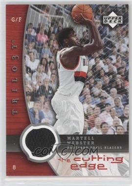 2005-06 Upper Deck Trilogy - The Cutting Edge Jersey #CE-MA - Martell Webster