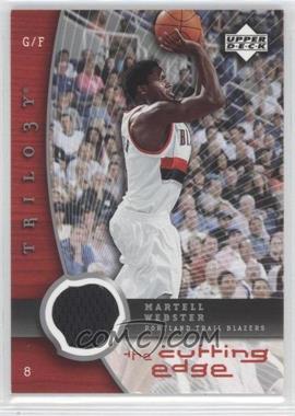 2005-06 Upper Deck Trilogy - The Cutting Edge Jersey #CE-MA - Martell Webster