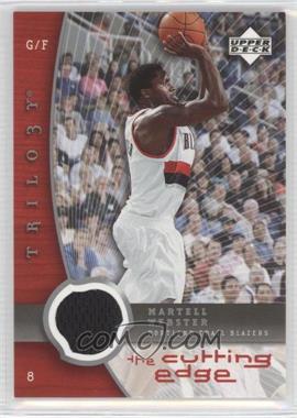 2005-06 Upper Deck Trilogy - The Cutting Edge Jersey #CE-MA - Martell Webster