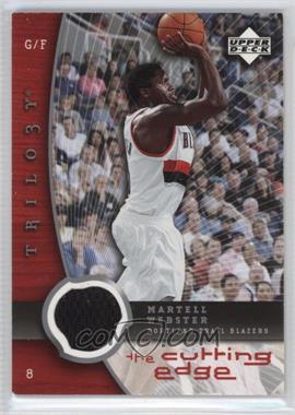 2005-06 Upper Deck Trilogy - The Cutting Edge Jersey #CE-MA - Martell Webster