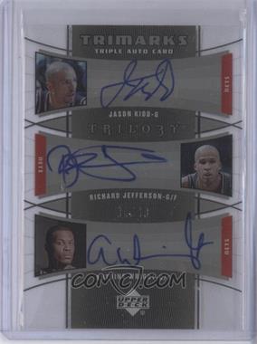 2005-06 Upper Deck Trilogy - Trimarks #TM-KJW - Jason Kidd, Richard Jefferson, Antoine Wright /40