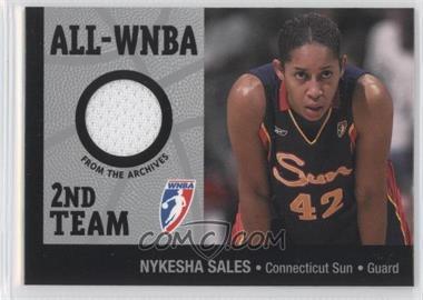 2005 Rittenhouse WNBA - All-WNBA Relics #R10 - Nykesha Sales
