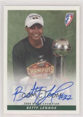 2005 Rittenhouse WNBA - Autographs #_BELE - WNBA Champion - Betty Lennox
