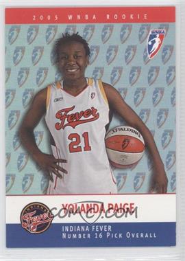 2005 Rittenhouse WNBA - Draft Picks #RC15 - Yolanda Paige /333
