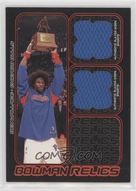 2006-07 Bowman Draft Picks & Stars - Bowman Relics - Dual #BDR-BW - Ben Wallace /249