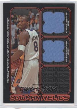 2006-07 Bowman Draft Picks & Stars - Bowman Relics - Dual #BDR-KB - Kobe Bryant /249