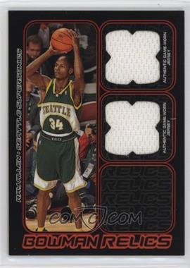 2006-07 Bowman Draft Picks & Stars - Bowman Relics - Dual #BDR-RA - Ray Allen /249