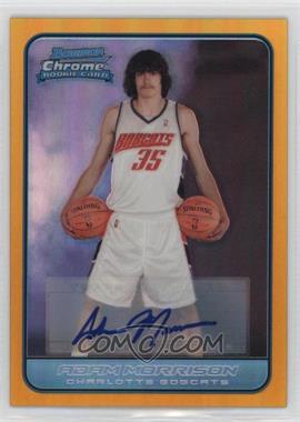 2006-07 Bowman Draft Picks & Stars - Chrome - Gold Refractor #160 - Adam Morrison /50