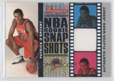 2006-07 Bowman Draft Picks & Stars - NBA Rookie Snap Shots Jerseys #RSR-PO - Patrick O'Bryant /199