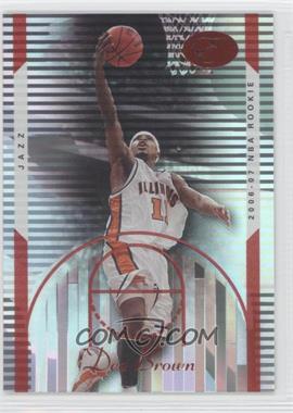 2006-07 Bowman Elevation - [Base] - Red #126 - Dee Brown /299