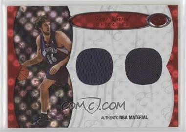 2006-07 Bowman Elevation - Board of Directors Dual Relics - Red #BDDR-PG - Pau Gasol /49