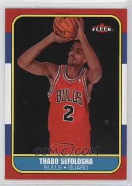 2006-07 Fleer - 1986-87 Fleer Design #123 - Thabo Sefolosha [Noted]