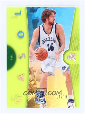 2006-07 Fleer EX - [Base] - Essential Credentials Now #18 - Pau Gasol /18