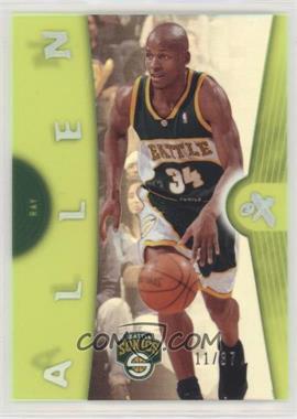 2006-07 Fleer EX - [Base] - Essential Credentials Now #37 - Ray Allen /39