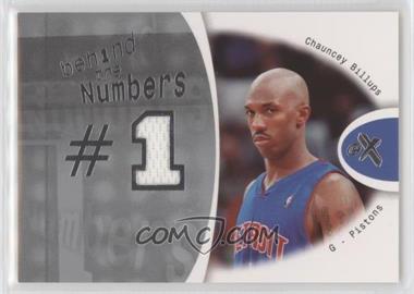 2006-07 Fleer EX - Behind The Numbers #BN-CB - Chauncey Billups /199