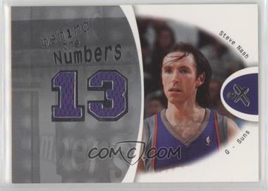 2006-07 Fleer EX - Behind The Numbers #BN-SN - Steve Nash /199