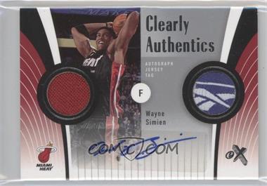 2006-07 Fleer EX - Clearly Authentics - Autograph Jersey Tag #CA-SI - Wayne Simien /10
