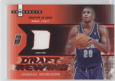 2006-07 Fleer Hot Prospects - Draft Rewind - Red Hot Jersey #DR-JM - Jamaal Magloire /25