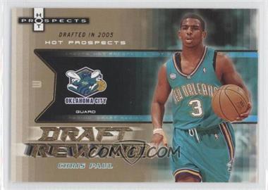 2006-07 Fleer Hot Prospects - Draft Rewind #DR-CP - Chris Paul