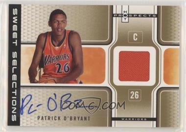 2006-07 Fleer Hot Prospects - Sweet Selections Autographs - Jersey #SSA-PO - Patrick O'Bryant /25