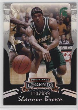 2006-07 Press Pass Legends - [Base] - Silver #S10 - Shannon Brown /499
