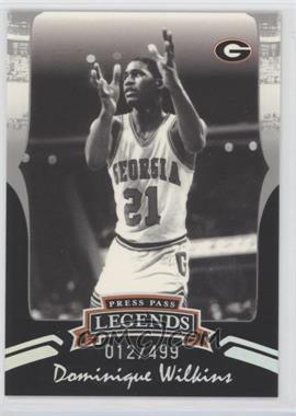 2006-07 Press Pass Legends - [Base] - Silver #S26 - Dominique Wilkins /499