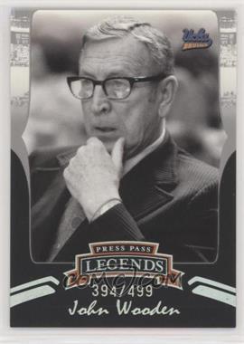 2006-07 Press Pass Legends - [Base] - Silver #S68 - John Wooden /499