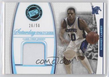 2006-07 Press Pass Legends - Saturday Swatches - Prime #SS/RC - Rodney Carney /50