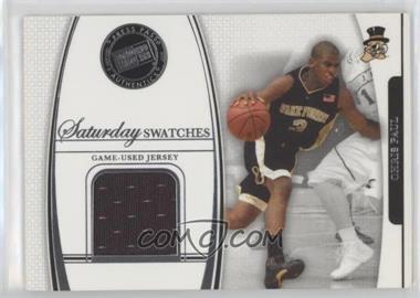 2006-07 Press Pass Legends - Saturday Swatches #SS/CP - Chris Paul