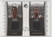 David Robinson, Tim Duncan #/100