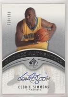 Rookie Authentics - Cedric Simmons #/999