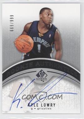 2006-07 SP Authentic - [Base] #114 - Rookie Authentics - Kyle Lowry /999