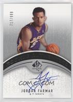 Rookie Authentics - Jordan Farmar #/999