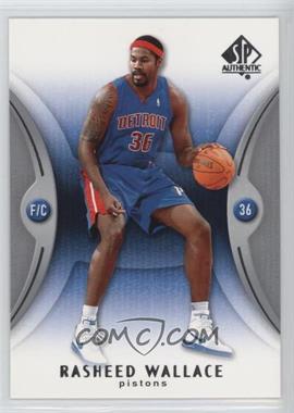 2006-07 SP Authentic - [Base] #24 - Rasheed Wallace