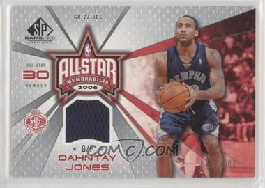 2006-07 SP Game Used Edition - All-Star Memorabilia #AS-DJ - Dahntay Jones /100