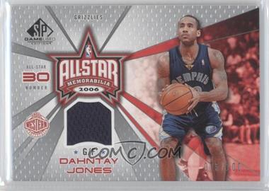 2006-07 SP Game Used Edition - All-Star Memorabilia #AS-DJ - Dahntay Jones /100