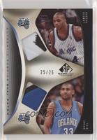 Jameer Nelson, Grant Hill [Noted] #/25