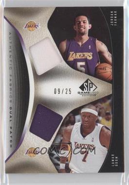 2006-07 SP Game Used Edition - Authentic Fabrics Dual Swatch - Patch #AFD-OF - Jordan Farmar, Lamar Odom /25