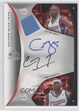 2006-07 SP Game Used Edition - Authentic Fabrics Dual Swatch Autograph #AFDA-MM - Cuttino Mobley, Corey Maggette /50