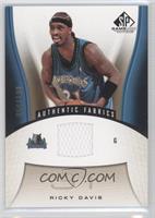 Authentic Fabrics - Ricky Davis #/100