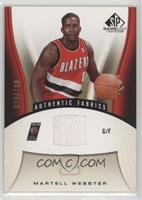 Authentic Fabrics - Martell Webster #/100
