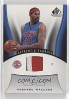 Authentic Fabrics - Rasheed Wallace #/25